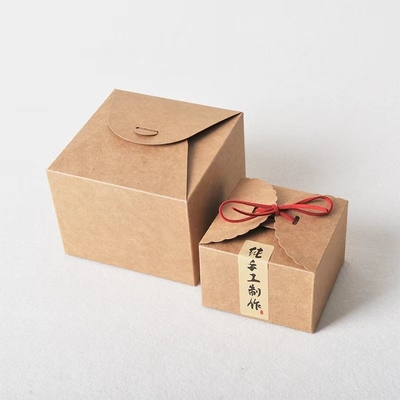 Mydło 350gsm Opakowanie Kraft Paper Box Recykling Handmade Vintage Cardboard Craft Box