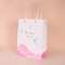Skarpety Spersonalizowane papierowe torby na zakupy Flamingo Drukowane torby papierowe z uchwytami