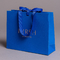 Jedwabny uchwyt do liny Paw niebieski składana torba papierowa do sklepu odzieżowego