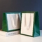 Składane Stand Up Ribbon Closure Torby papierowe Kraft Paper Bag Packaging na ubrania