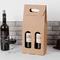10cm * 35cm * 10cm Butelka wina Torby papierowe Biodegradowalna torba na 2 butelki wina na prezent