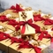 Europejskie pudełko papierowe do pakowania czekolady 8,66 * 8,66 * 2,56 w wodoodpornych pudełkach na cukierki
