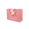 Błyszczące buty do laminowania Odzież Torby papierowe Powlekane różowe torby Kraft 250gam