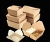 750ml do 2000ml Biodegradowalne pudełka na kanapki Ekologiczne jednorazowe pojemniki na żywność