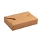 250gsm Food Tea Packaging Kraft Paper Box Matt Lamination food grade brown paper bag