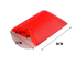 Folia tłoczona na gorąco Czerwone opakowanie Kraft Paper Box 9cm * 7cm * 2.5cm
