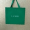 Zielone kosmetyczne torby papierowe z logo OEM